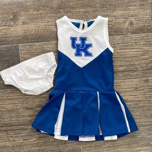 Toddler University of Kentucky “cheer outfit”